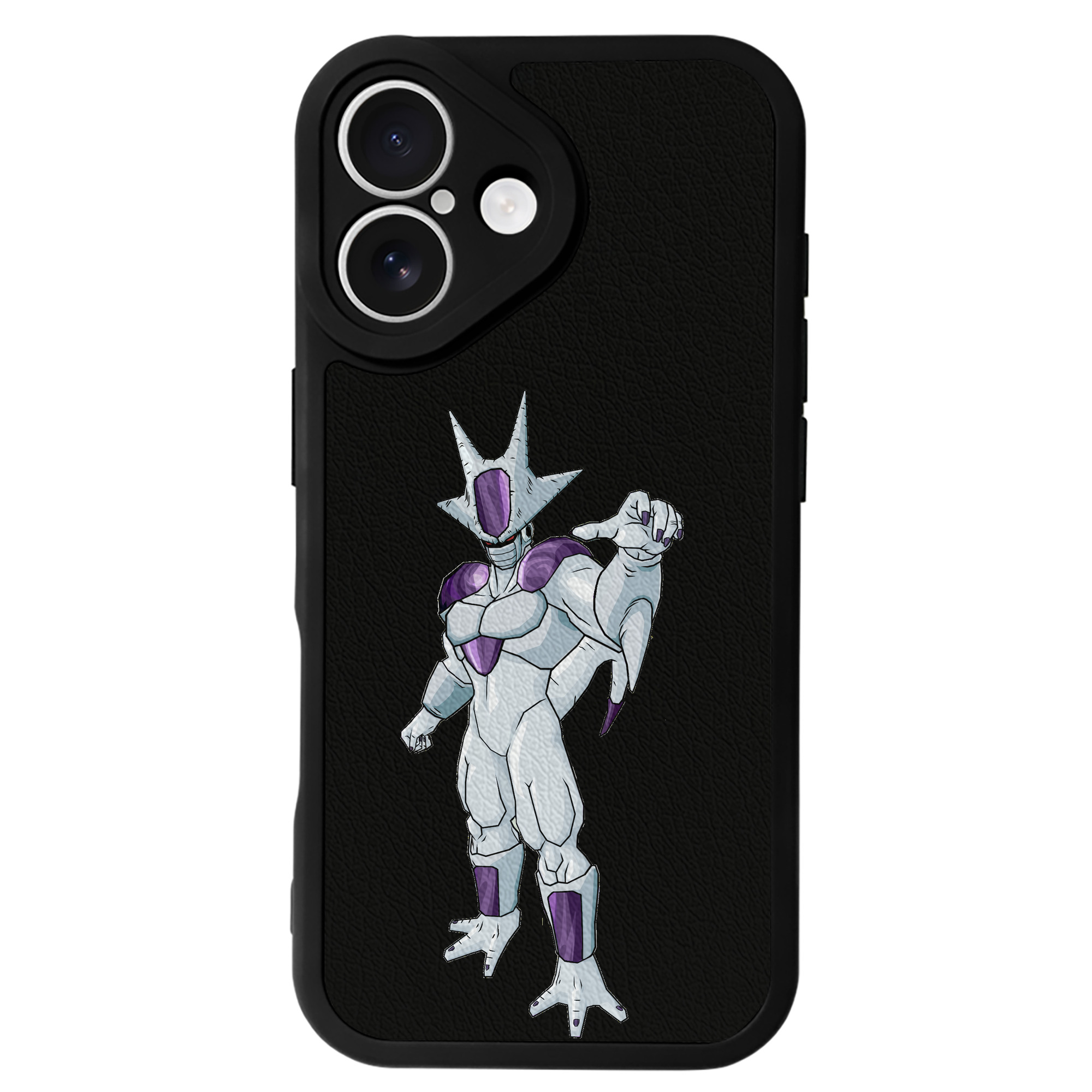 （画像用） ドラゴンボール クウラ DRAGON BALL Cooler Coora 【iPhone 16シリーズ対応】シリコンスマホケース（レザー調） 材質：シリコン